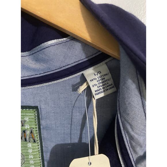 Tommy Bahama NFL pullover sweater NEW men’s size L navy blue Dallas cowboys - Picture 5 of 8